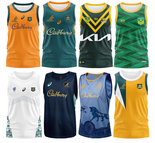 Rugby men nrl 5xl kangaroo - men's,