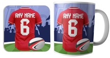 Personalised Rugby Shirt Mug &
