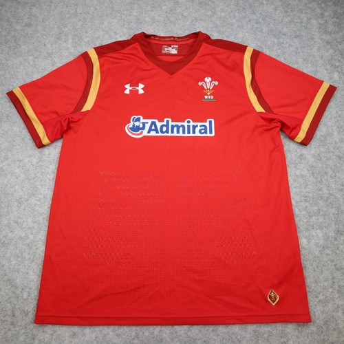 Wales rugby shirt mens red - rugby, xl